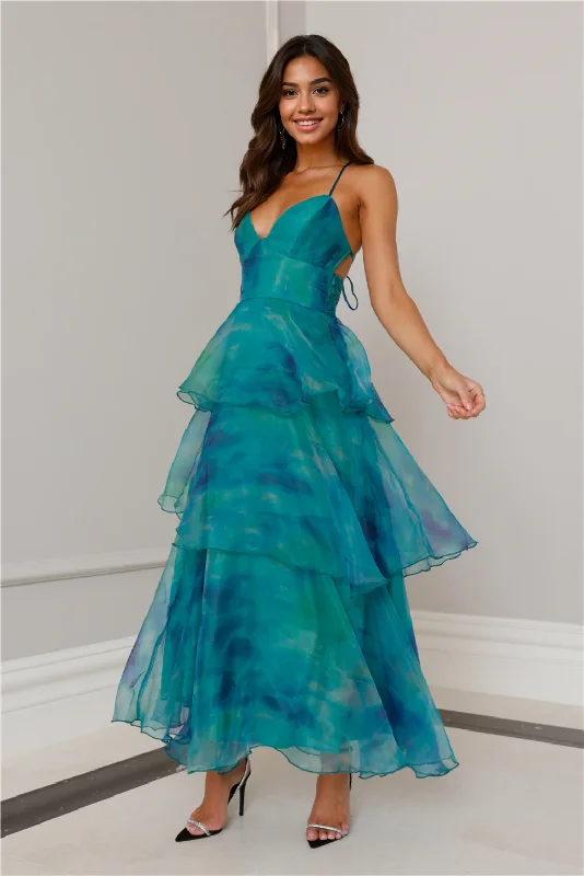 Essential women’s clothing for every season   She Is Mysterious Maxi Dress Green