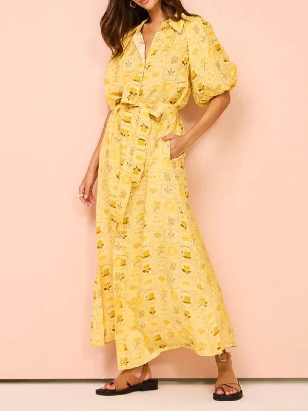 Essential women’s clothing for every season Featured Ethnic Style Loose Graceful Printed Button Shirt Maxi Dresses Essential women’s clothing for every season Featured Ethnic Style Loose Graceful Printed Button Shirt Maxi Dresses