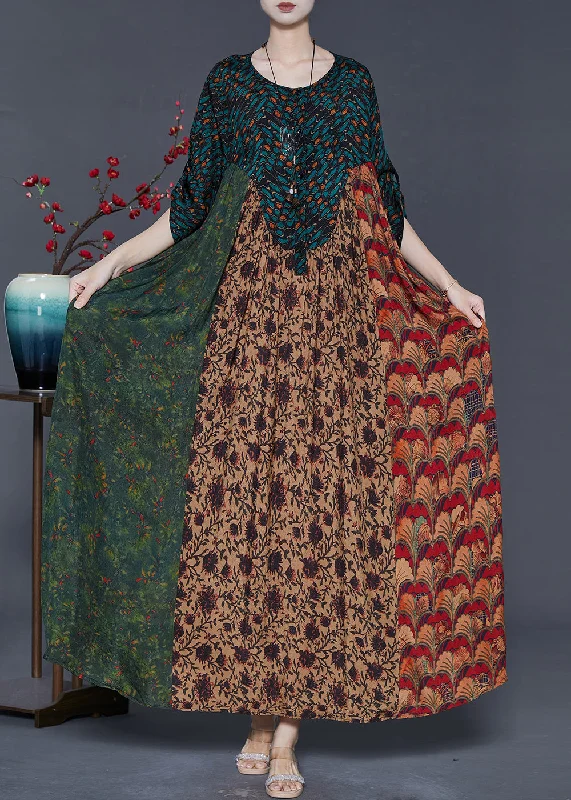 Refresh your wardrobe with stylish women’s outfits Art Colorblock Oversized Print Chiffon Maxi Dress Summer Refresh your wardrobe with stylish women’s outfits Art Colorblock Oversized Print Chiffon Maxi Dress Summer