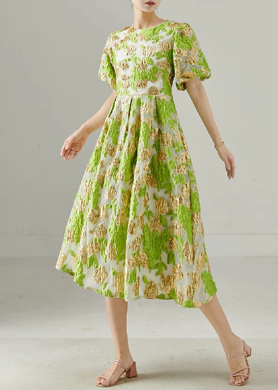 Timeless clothing pieces every woman should own Fitted Green Jacquard Exra Large Hem Silk Maxi Dresses Summer Timeless clothing pieces every woman should own Fitted Green Jacquard Exra Large Hem Silk Maxi Dresses Summer