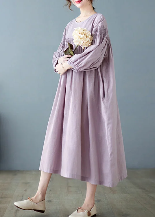 Designer-inspired women’s fashion at affordable prices Women Purple O-Neck Patchwork Wrinkled Maxi Dresses Spring Designer-inspired women’s fashion at affordable prices Women Purple O-Neck Patchwork Wrinkled Maxi Dresses Spring