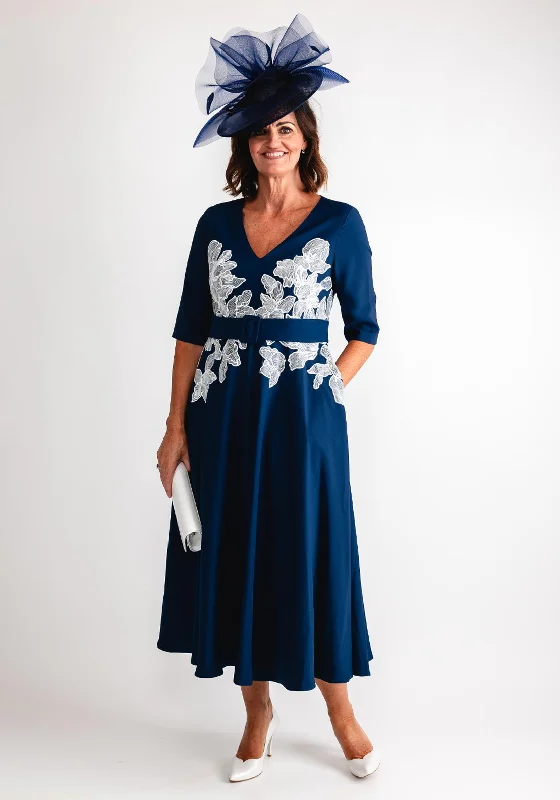 Essential women’s clothing for every season John Charles Floral Waist A-Line Maxi Dress, Navy & Ivory Essential women’s clothing for every season John Charles Floral Waist A-Line Maxi Dress, Navy & Ivory