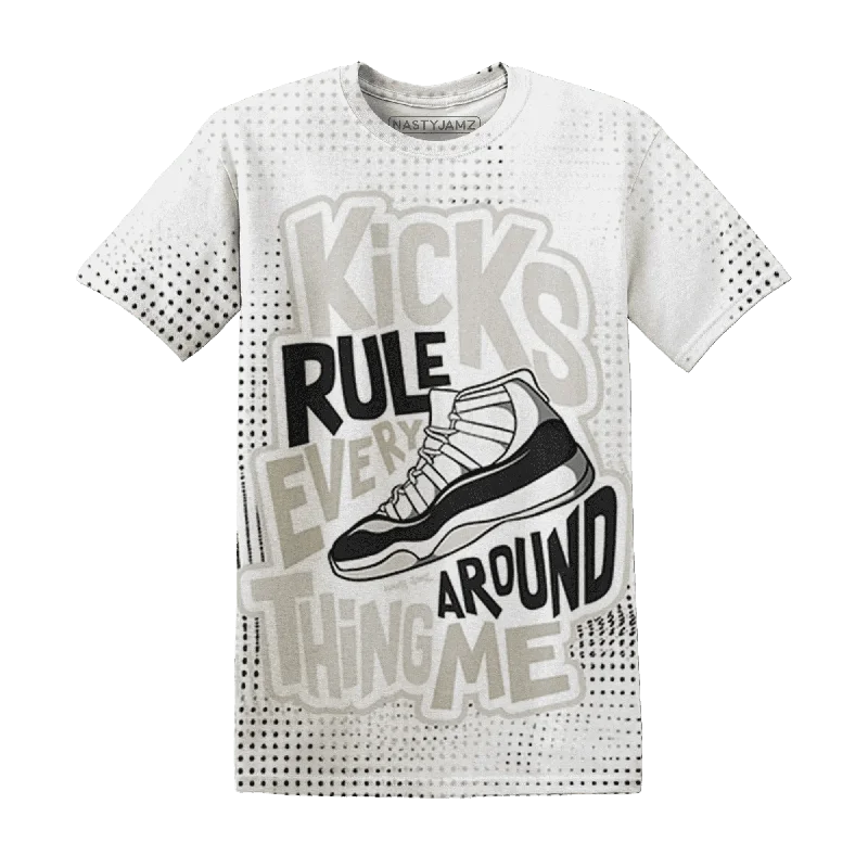 NastyJamz Gratitude 11s T Shirt Match Kicks Rule 3D All-Over Print