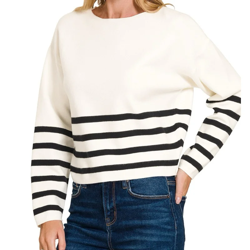 Be Truthful Striped Sweater