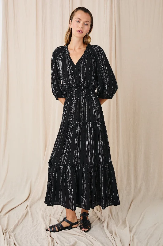 CATERINE DRESS - BALBOA STRIPE