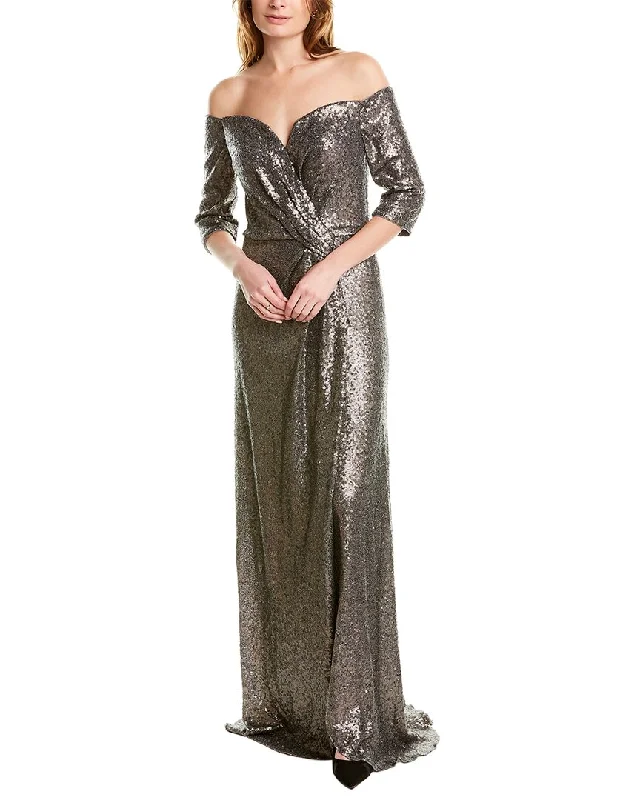 Everyday essentials for a stylish wardrobe   Rene Ruiz Off-The-Shoulder Sequin Gown