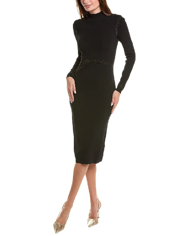 Casual yet chic women’s outfits for work or play   Elie Tahari The Azure Sweaterdress