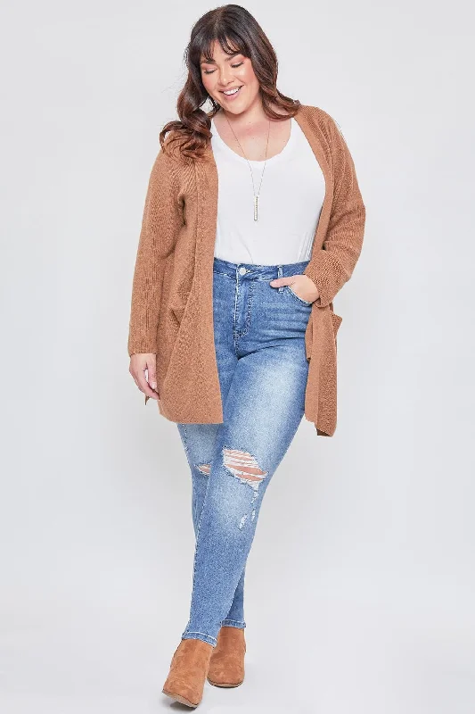 A perfect wardrobe for fashionable women   Women's Plus Size Essential High Rise Skinny Jeans