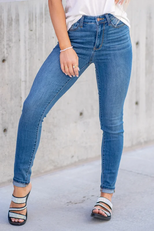Dress up or down with these versatile pieces   Back to Favorites Cuffed Hem High Rise Skinny Regular & Plus Sizes